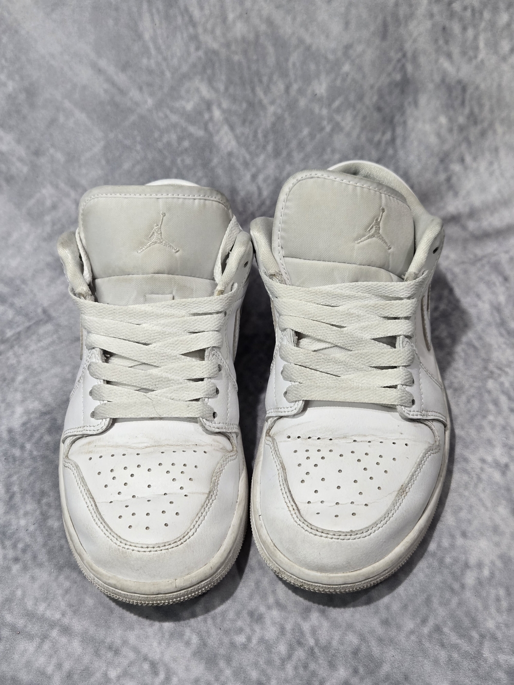 Air Jordan White Low Top Sneakers - Jumpman
